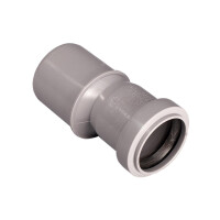 Details zu  HT Abflussrohr Installation Abwasser Rohr Abzweig Formstücke Muffe Kappe Bogen HT Reduzierstück DN 50/40 ---