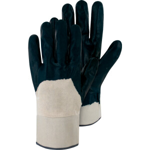 Baumwoll-Handschuh mit Nitril