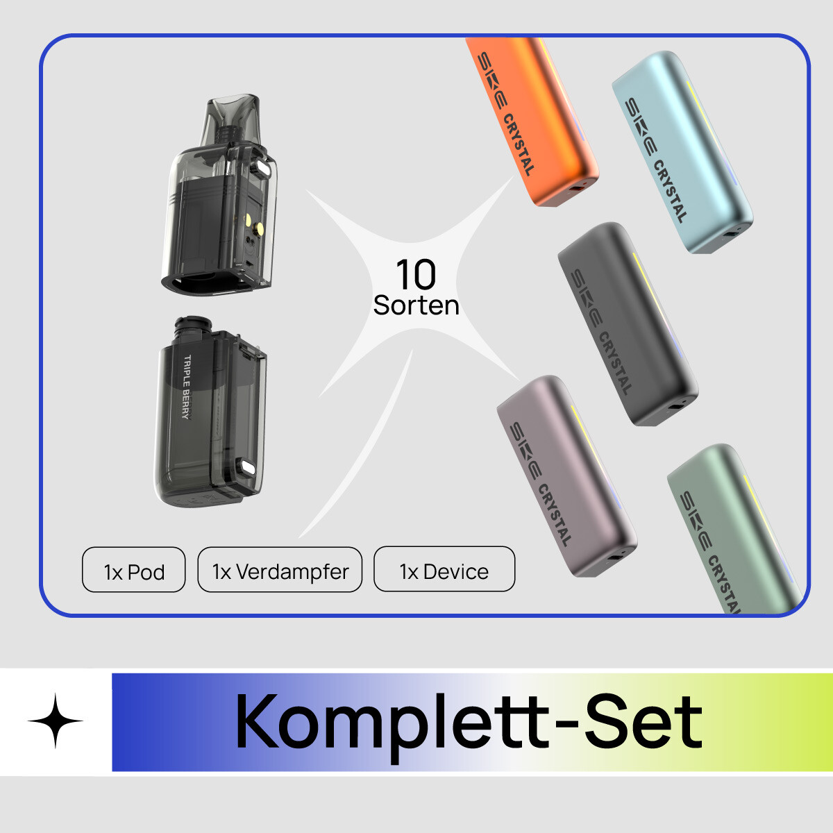 SKE Crystal Edge 10K Komplett-Set - Alle Sorten