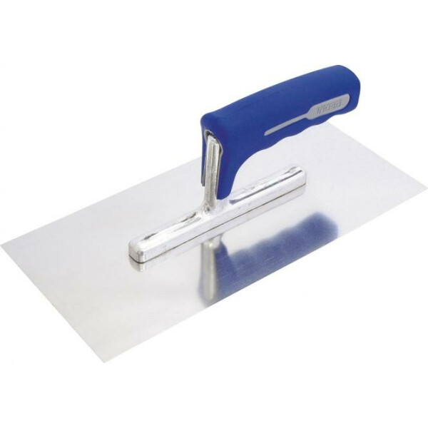 TRIUSO Glättekelle Edelstahl mit 2-Komponenten-Griff 130 x 280 mm