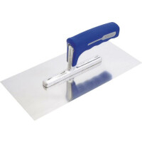 TRIUSO Glättekelle Edelstahl mit 2-Komponenten-Griff 130 x 280 mm