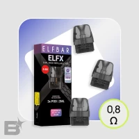 Elfbar ElfX Refillable Pod 0.8 Ohm (3x pro Packung) 2