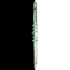 Shivo Glas-Mundstück 22cm Glow Leuchtend Grün