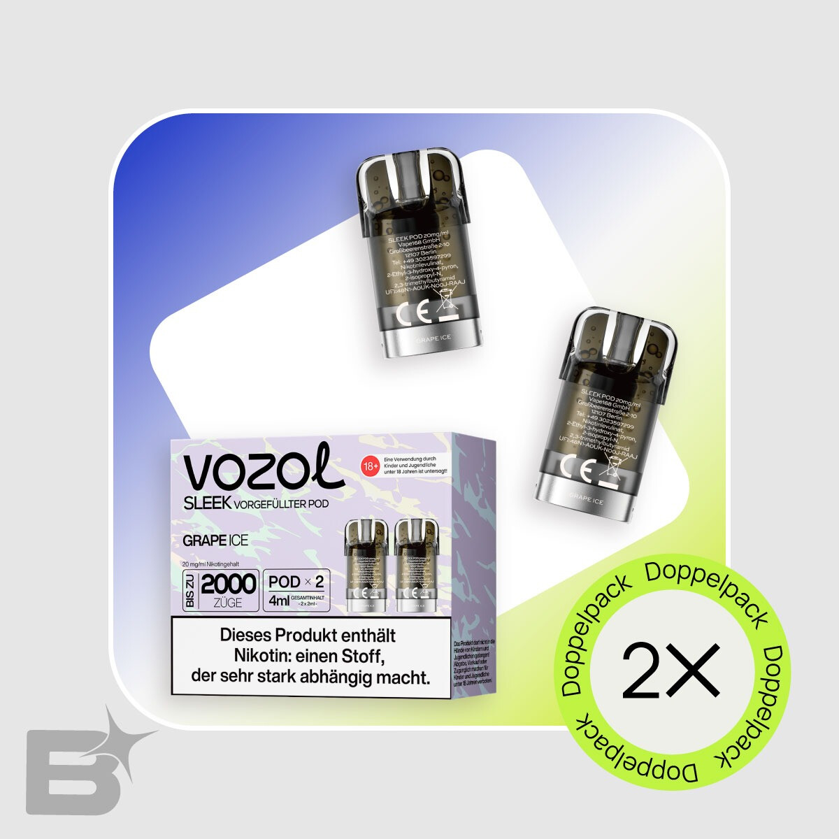 Vozol Sleek Pod Alle Sorten 20mg 2er Pack vozol-sleek-pod-alle-sorten-20mg-2er-pack