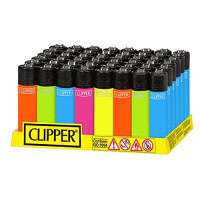 Clipper - Feuerzeug in verschiedenen Farben (48 pro Packung)
