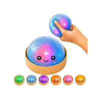 Squishy Dumpling Stressball LED Rainbow-Edition (12er Pack)