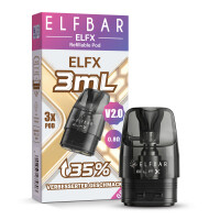 Elfbar ElfX V2.0 3ml Refillable Pod 0.8 Ohm (