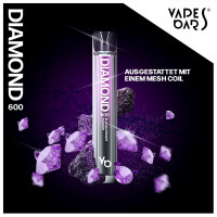 Vapes Bars Diamond 600 - Blackcurrant Squash 20mg/ml 2