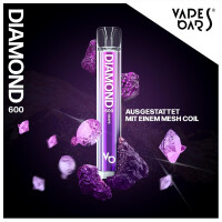 Vapes Bars Diamond 600 - Grape 20mg/ml 2