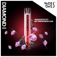 Vapes Bars Diamond 600 - Red Ruby 20mg/ml 2