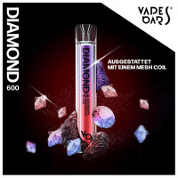 Vapes Bars Diamond 600 - Strawberry Watermelon Gum 20mg/ml 2